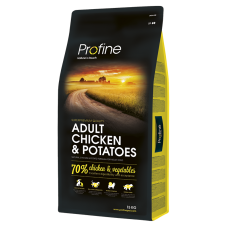 Сухой корм Profine Adult для взрослых собак всех пород, с курицей и картофелем, 15 кг