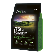 Сухой корм Profine Adult для взрослых собак всех пород, с ягнятиной и картофелем, 3 кг
