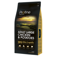 Сухой корм Profine Adult Large для взрослых собак больших пород, с курицей и картофелем, 15 кг