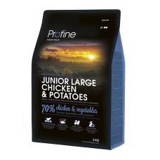 Сухой корм Profine Junior Large для щенков и юниоров больших пород, с курицей и картофелем, 3 кг