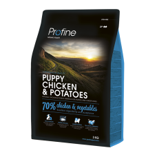 Сухой корм Profine Puppy для щенков и юниоров всех пород, с курицей и картофелем, 3 кг