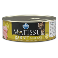 Вологий корм Farmina Matisse Cat Mousse Rabbit для дорослих кішок, з кроликом, 85 г