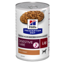 Вологий корм Hill`s Prescription Diet i/d Digestive Care для собак з індичкою, 360 г