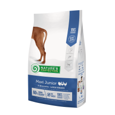 Сухий корм Nature`s Protection Maxi Junior Large Breeds для цуценят великих порід, 4 кг