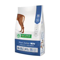 Сухий корм Nature`s Protection Maxi Junior Large Breeds для цуценят великих порід, 4 кг