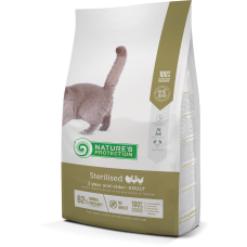 Сухий корм Nature`s Protection Sterilised для стерилізованих котів, 7 кг