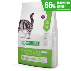 Сухий корм Nature`s Protection Urinary Formula-S для стерилізованих котів для профілактики та лікування СКХ , 7 кг