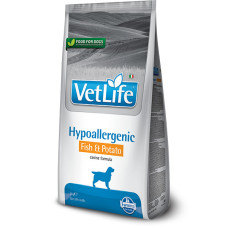 Сухий корм Farmina Vet Life Hypoallergenic Fish&Potato для собак, при харчовій алергії, риба та картопля, 2 кг