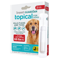 Капли Sergeant’s Guardian Dogs от блох, клещей, комаров для собак от 30 кг, 3 пип
