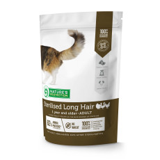 Сухий корм Nature`s Protection Sterilised Long Hair для довгошерстих котів після стерилізації, 400 г