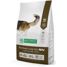 Сухий корм Nature`s Protection Sterilised Long Hair для довгошерстих котів після стерилізації, 2 кг
