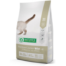 Сухий корм Nature`s Protection Sterilised Junior для кошенят, що ростуть після стерилізації, 2 кг