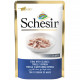 Вологий корм Schesir Tuna with Seabass для котів з тунцем та морським окунем у желе, 85 г