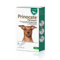 Капли от блох и паразитов KRKA Prinocate для собак до 4 кг, 3 пип