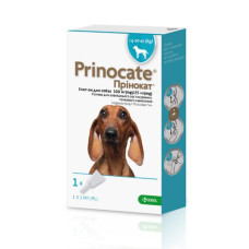 Капли от блох и паразитов KRKA Prinocate для собак 4-10 кг, 3 пип