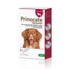 Капли от блох и паразитов KRKA Prinocate для собак 10-25 кг, 3 пип