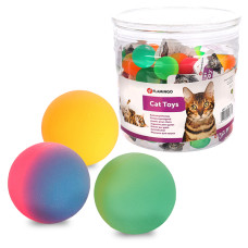 Іграшка Karlie-Flamingo Bounce Ball для кішок, м`яч-стрибунець, латекс, 3,5 см