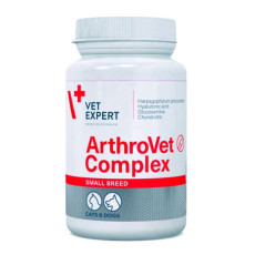 Vet Expert ArthroVet Complex Small Вreed&Сats Харчова добавка для хрящів та суглобів у кішок та собак малих порід, 60 таб
