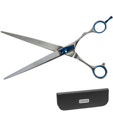 Прямі ножиці Davis Extreme Edge BLUE Straight для стрижки собак, 8,5, 21,6 см