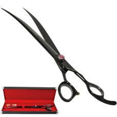 Вигнуті ножиці Davis Majutsu Titanium Curved для стрижки собак, 10, 25,4 см