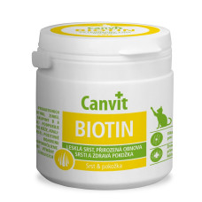 Canvit Biotin Cat вітаміни для ідеальної вовни та здорової шкіри у кішок, 100 г