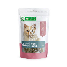 Ласощі Nature`s Protection Dried Sunfish для котів, сушені сонячні окуні, 20 г