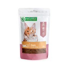 Ласощі Nature`s Protection Duck Breast Strips для котів, смужки з качиної грудки, 75 г