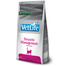 Сухий корм Farmina Vet Life Management Struvite для лікування та профілактики рецидивів струвітних уролітів, 2 кг