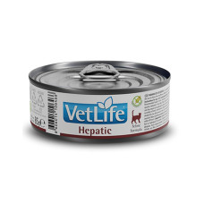 Вологий корм Farmina Vet Life Hepatic для кішок при хронічній печінковій недостатності, 85 г