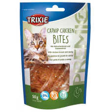 Ласощі Trixie Premio Catnip Chicken Bites для котів шматочки з курячою грудкою і котячою м`ятою 50 г