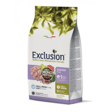 Сухой корм Exclusion Light Chicken Small Breed с курицей для собак мелких пород с избыточным весом, 500 г