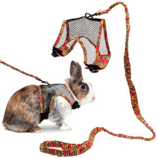 Шлея-повідець Flamingo Rabbit Harness With Art Joy Leash для кролика