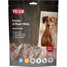 Ласощі Trixie Premio 4 Meat Minis для собак, з куркою, качкою, яловичиною і бараниною, 4 x 100 г