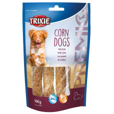 Ласощі Trixie Premio Corn Dogs для собак, качка, 100 г