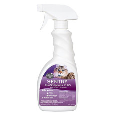 Sentry Purrscriptions Plus спрей от блох и клещей для кошек 473мл
