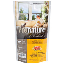 Сухий корм Pronature Holistic Duck&Orange для котів з качкою з апельсином, 340 г