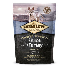 Сухий корм Carnilove Salmon & Turkey для цуценят всіх порід, лосось та індичка, 1,5 кг