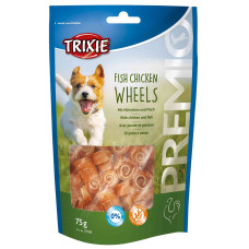 Ласощі Trixie Premio Fish Chicken Wheels для собак, курка та риба, 75 г