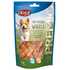 Ласощі Trixie Premio Fish Chicken Wheels для собак, курка та риба, 75 г
