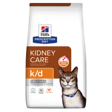 Сухий корм Hill`s PD Feline K/D ActivBiome+ Kidney Defense для котів для підтримання функції нирок з куркою, 1,5 кг