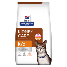 Сухий корм Hill`s PD Feline K/D ActivBiome+ Kidney Defense для котів для підтримання функції нирок з куркою, 1,5 кг
