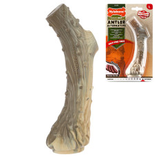 Жувальна іграшка для собак до 23кг оленячий рог Nylabone Extreme Chew Antler, смак оленя