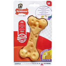 Жевательная игрушка для собак Nylabone Extreme Chew Cheese Bone, вкус сыра