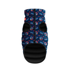 Курточка для собак WAUDOG Clothes с рисунком Бэтмен красно-голубой, S30, В 58-62 см, С 42-46 см