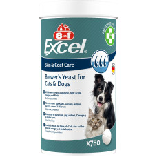 Вітаміни 8in1 Excel Brewers Yeast для собак та котів пивні дріжджі з часником для шкіри та шерсті 780 шт