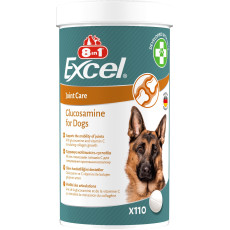 Витамины 8in1 Excel Glucosamine для щенков и взрослых собак, для суставов, 110 шт