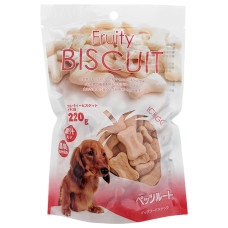 Ласощі DoggyMan Biscuit Strawberry бісквіт із полуницею для собак