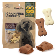 Ласощі DoggyMan Biscuits Milk&Carob бісквіт з молоком&кероб для собак, 140 г