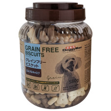 Ласощі DoggyMan Biscuits Milk Carob бсквіт з молоком кероб для собак, 580 г