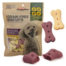 Ласощі DoggyMan Biscuits Purple Sweet Potato бісквіт з бататом для собак, 140 г
